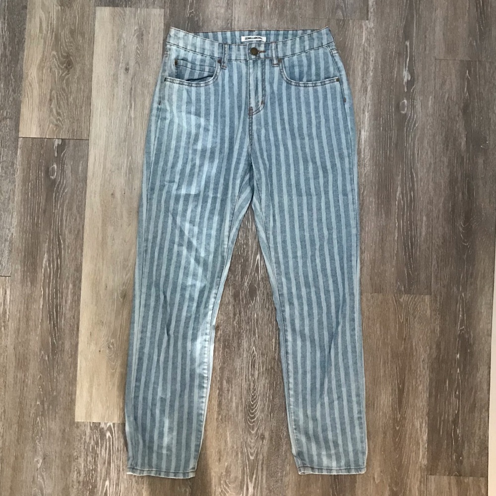 Billabong | Striped Ankle Cropped Jeans
